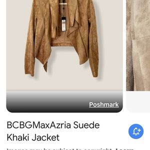 BCBGMaxAzria Suede black Jacket